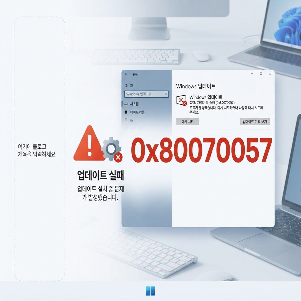 Windows 업데이트 0x80070057 오류 해결